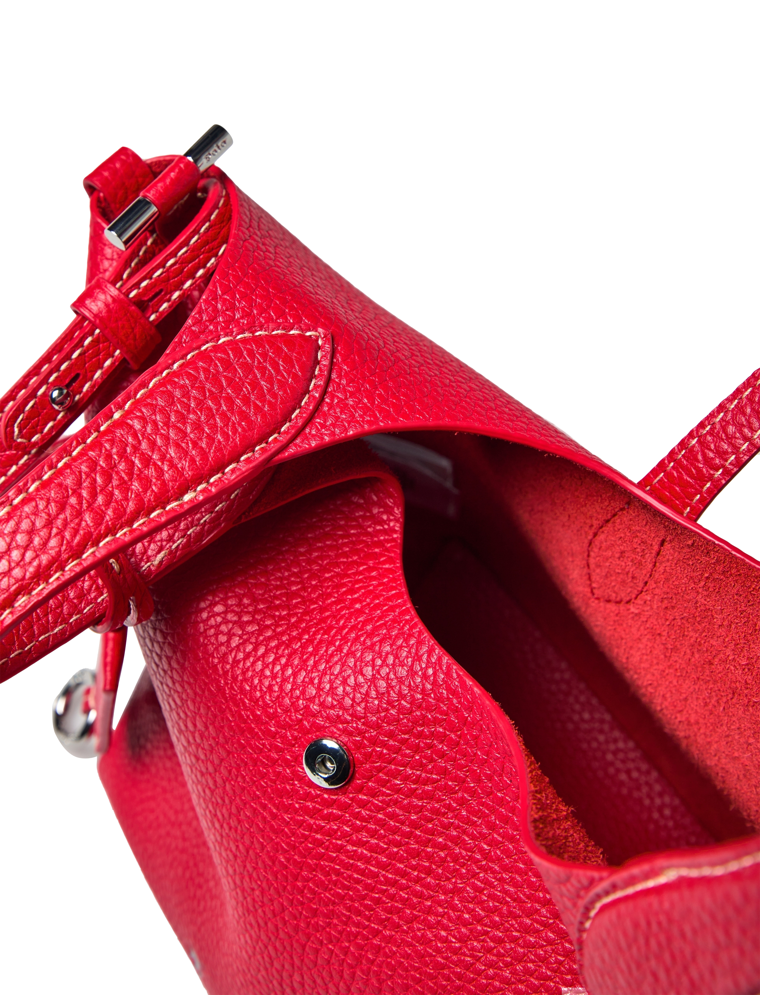 Polo Ralph Lauren - Polo Play Leather Small Tote & Crossbody - sacs en toile - cherry - 4
