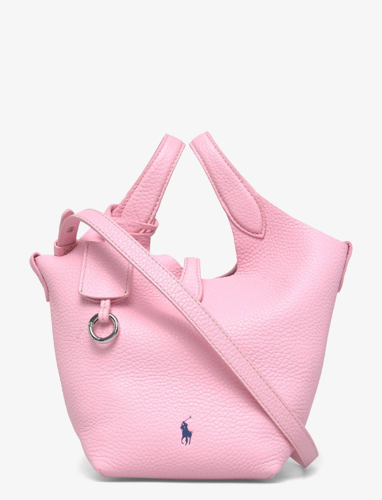 Polo Ralph Lauren - Polo Play Leather Small Tote & Crossbody - totes - cotton candy - 0