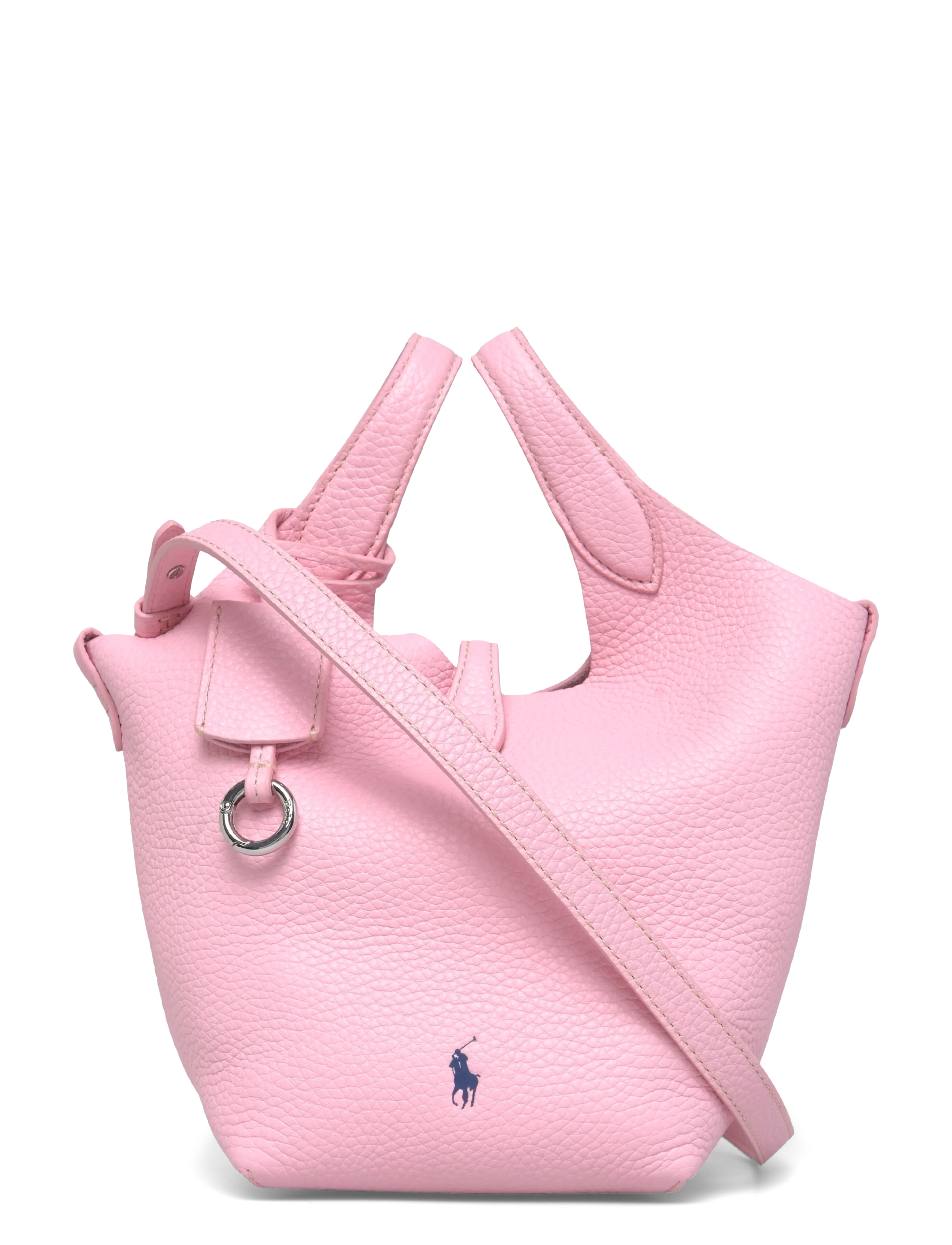 Polo Ralph Lauren Polo Play Leather Small Tote & Crossbody - Ralph Lauren - COTTON CANDY / pink/rose