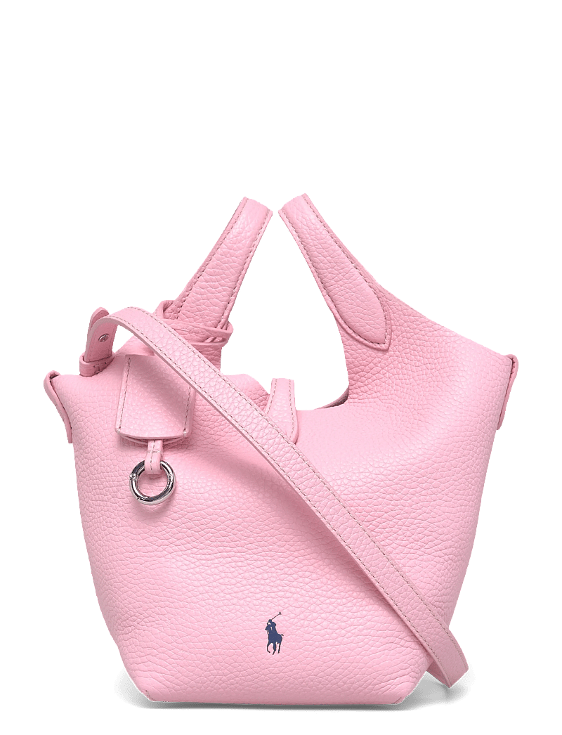 Polo Ralph Lauren - Polo Play Leather Small Tote & Crossbody - tote bags - cotton candy - 0
