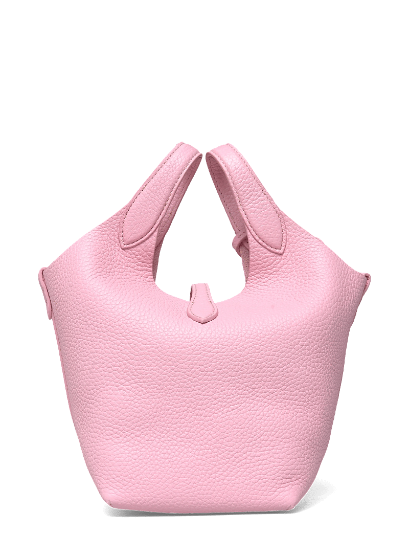 Polo Ralph Lauren - Polo Play Leather Small Tote & Crossbody - tote bags - cotton candy - 1