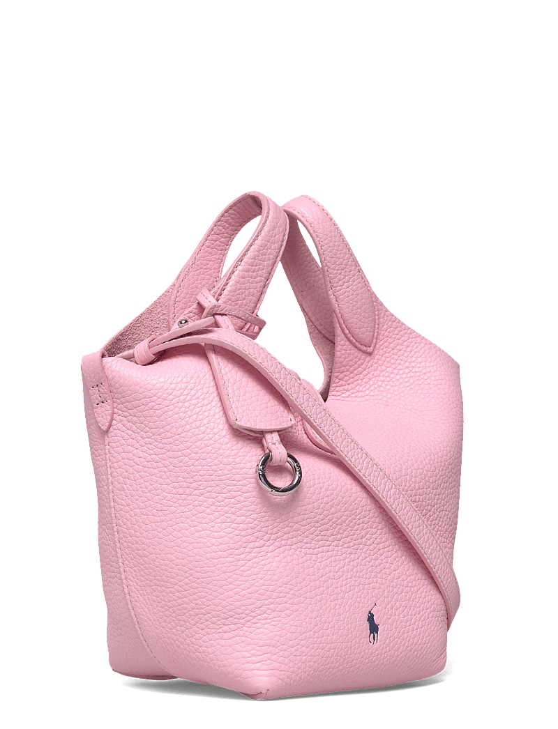 Polo Ralph Lauren - Polo Play Leather Small Tote & Crossbody - tote bags - cotton candy - 2