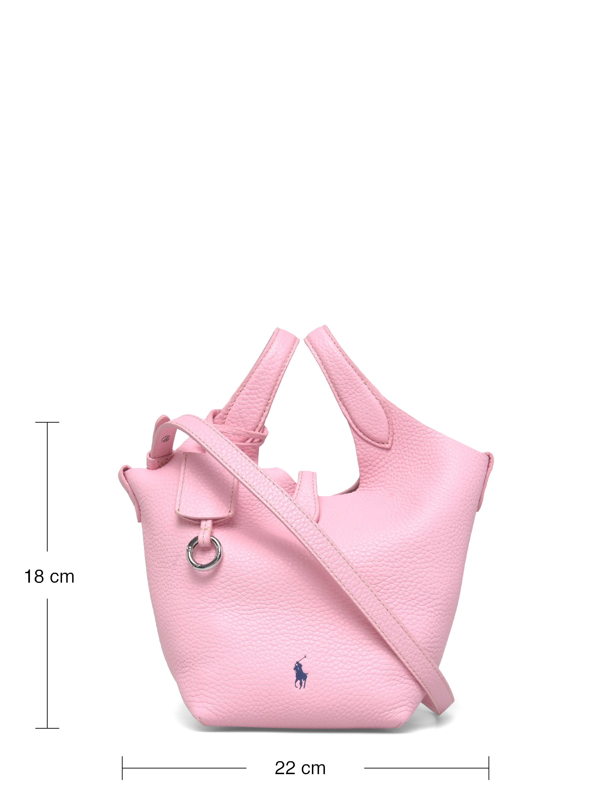 Polo Ralph Lauren - Polo Play Leather Small Tote & Crossbody - sacs en toile - cotton candy - 4
