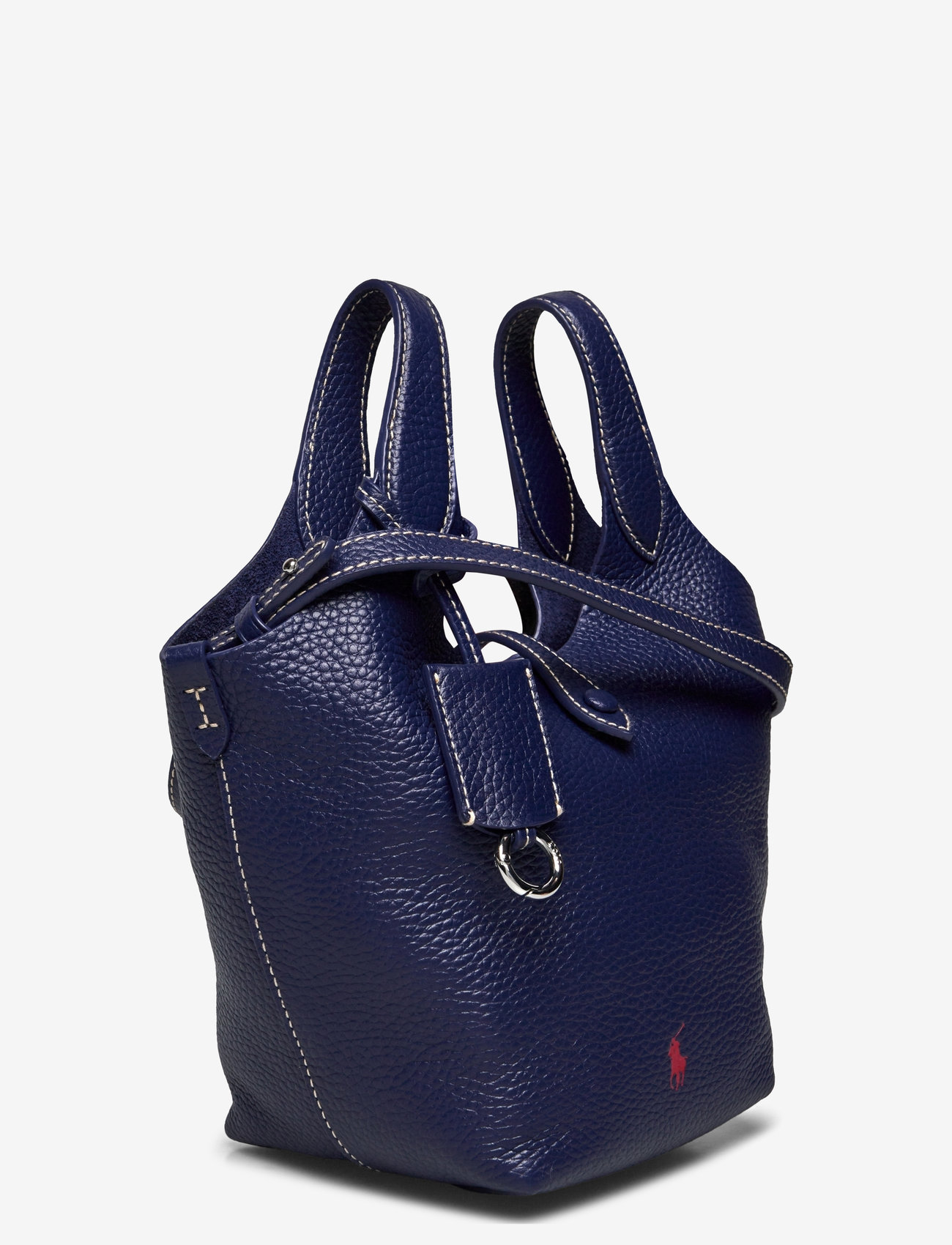 Polo Ralph Lauren - Polo Play Leather Small Tote & Crossbody - totes - ink - 2