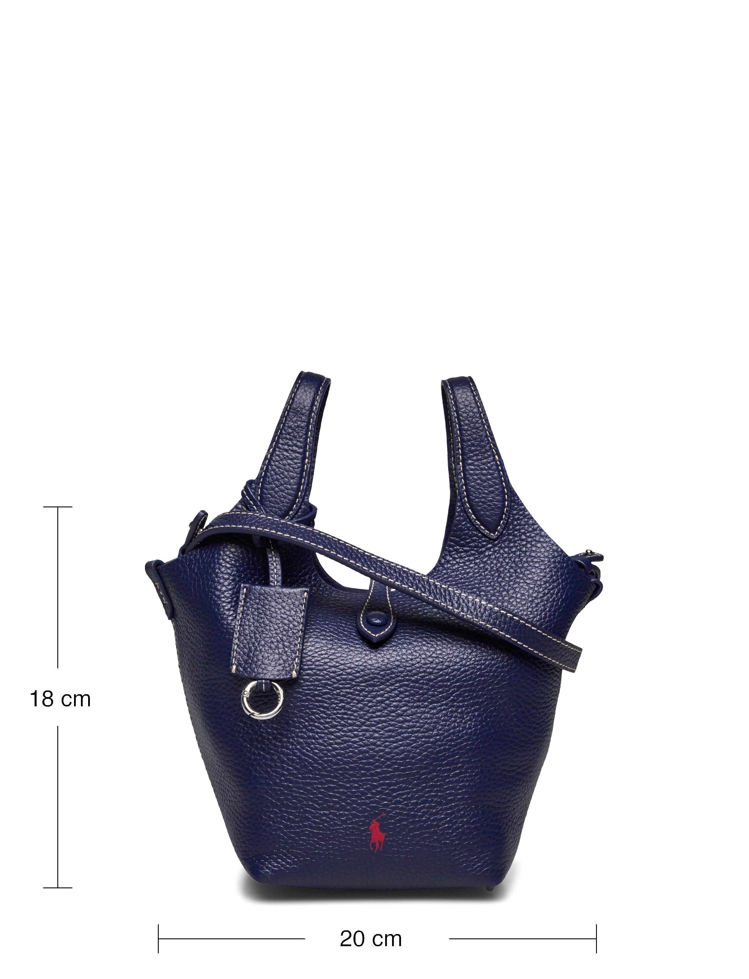 Polo Ralph Lauren - Polo Play Leather Small Tote & Crossbody - tote bags - ink - 5