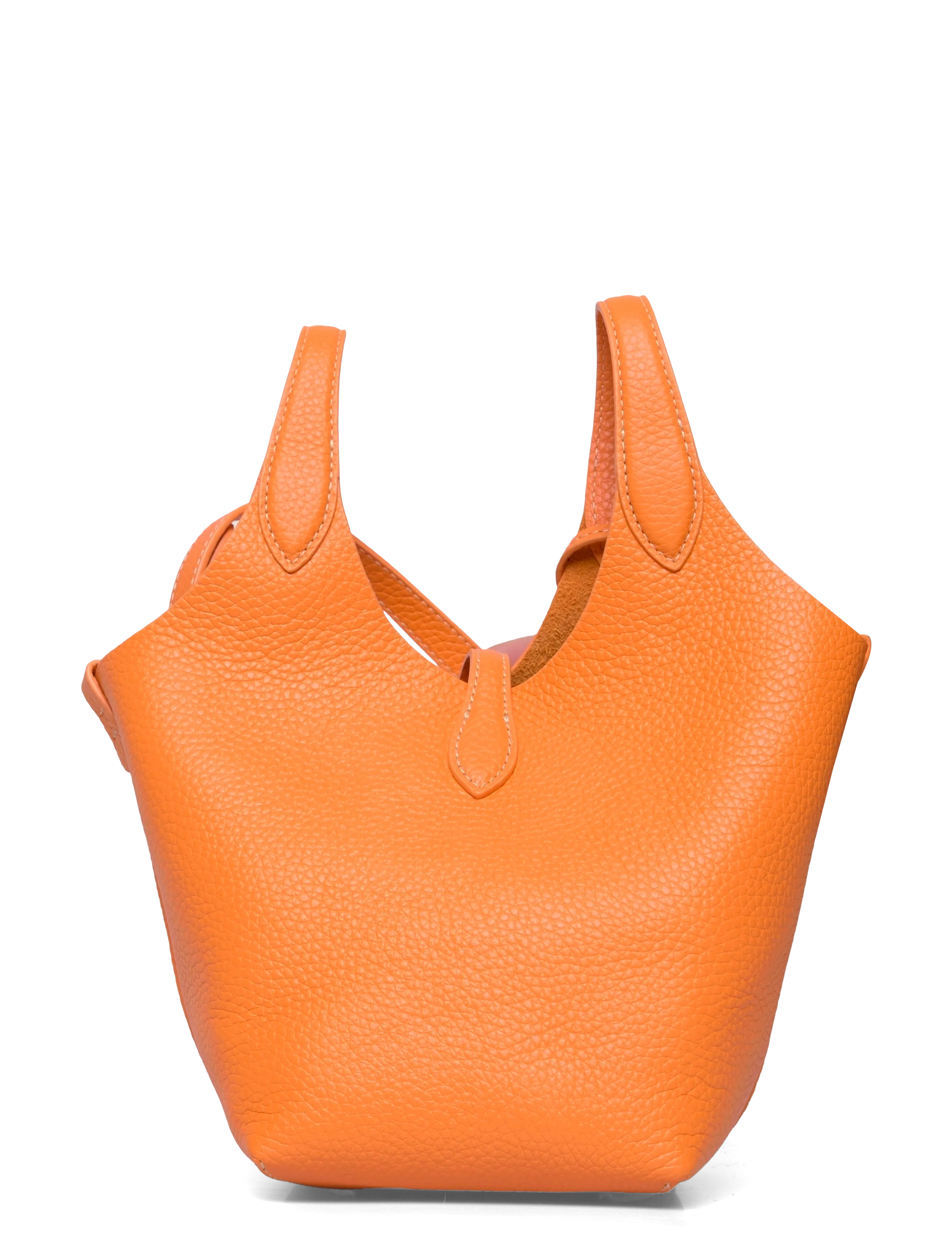 Polo Ralph Lauren - Polo Play Leather Small Tote & Crossbody - tote bags - orange peel - 1