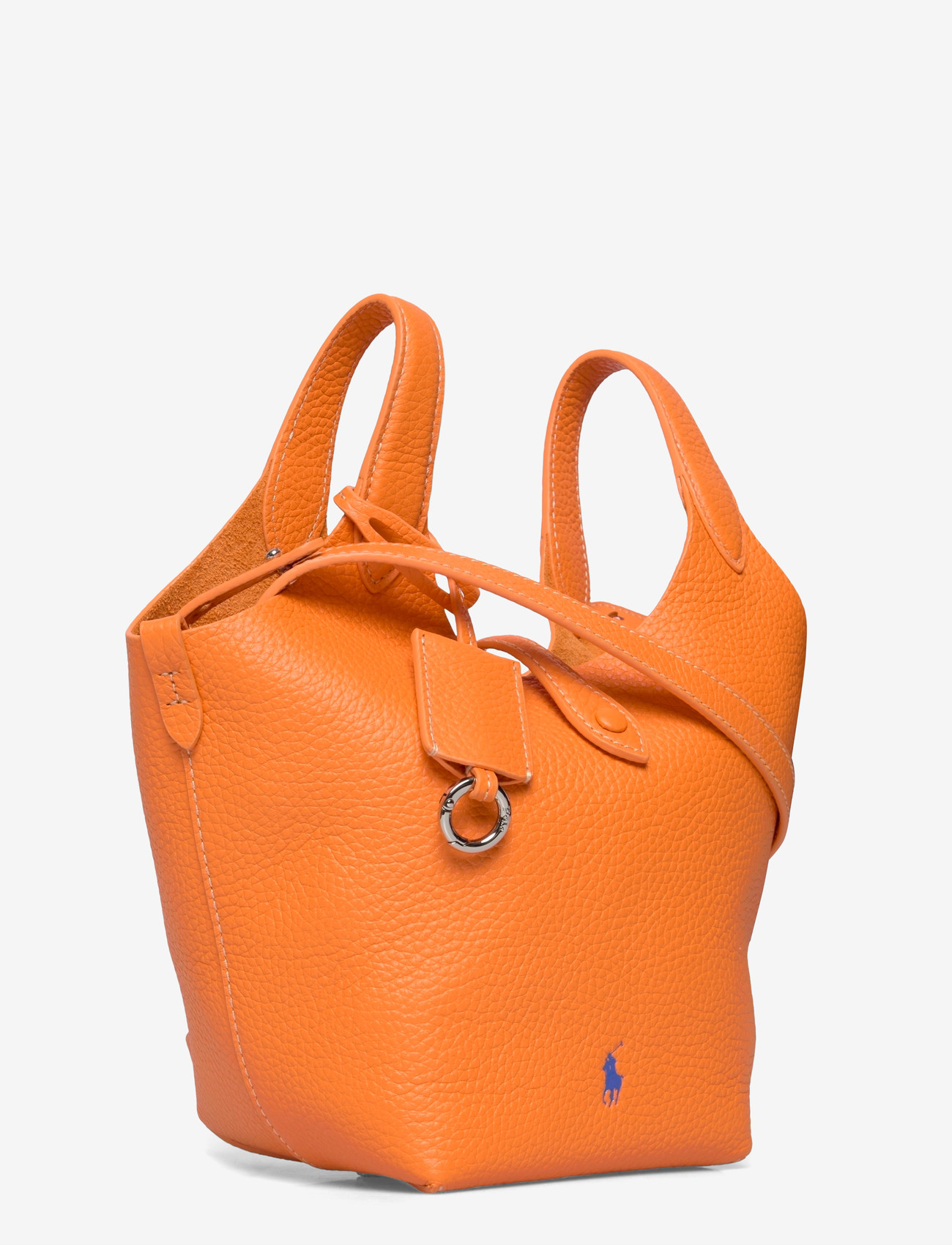 Polo Ralph Lauren - Polo Play Leather Small Tote & Crossbody - tote bags - orange peel - 2