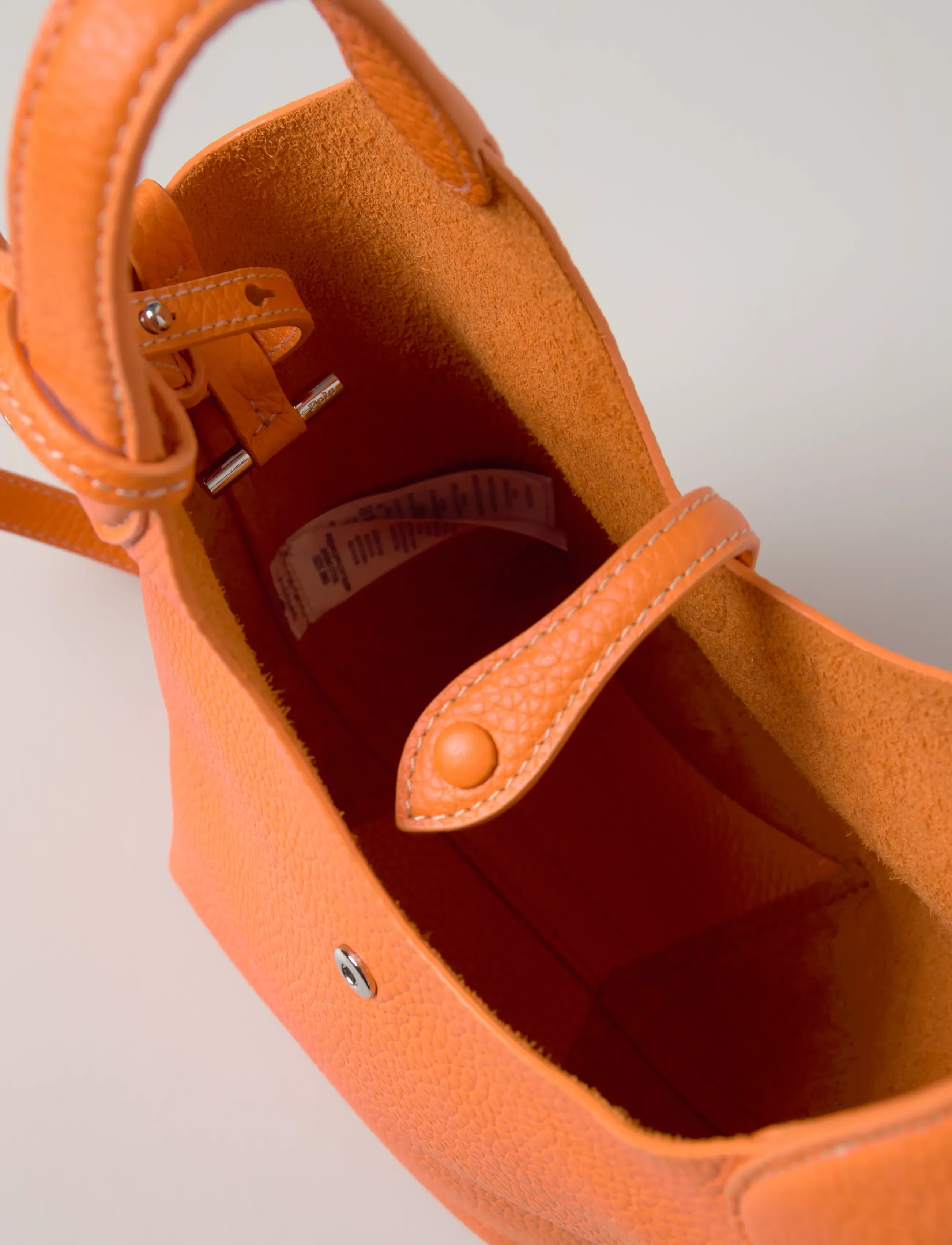 Polo Ralph Lauren - Polo Play Leather Small Tote & Crossbody - tote bags - orange peel - 5
