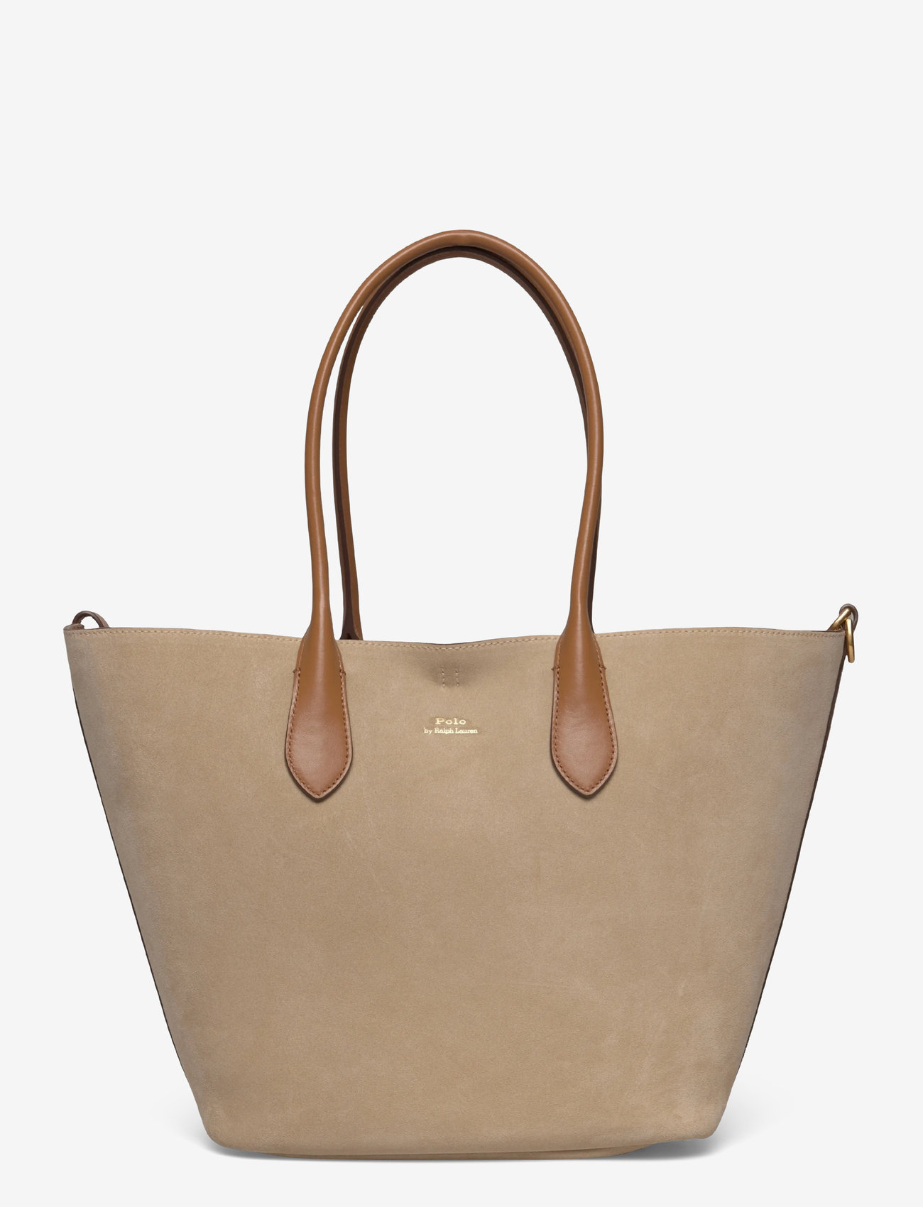 Polo Ralph Lauren - Calfskin Suede Medium Bellport Tote - cashew /tan - 0