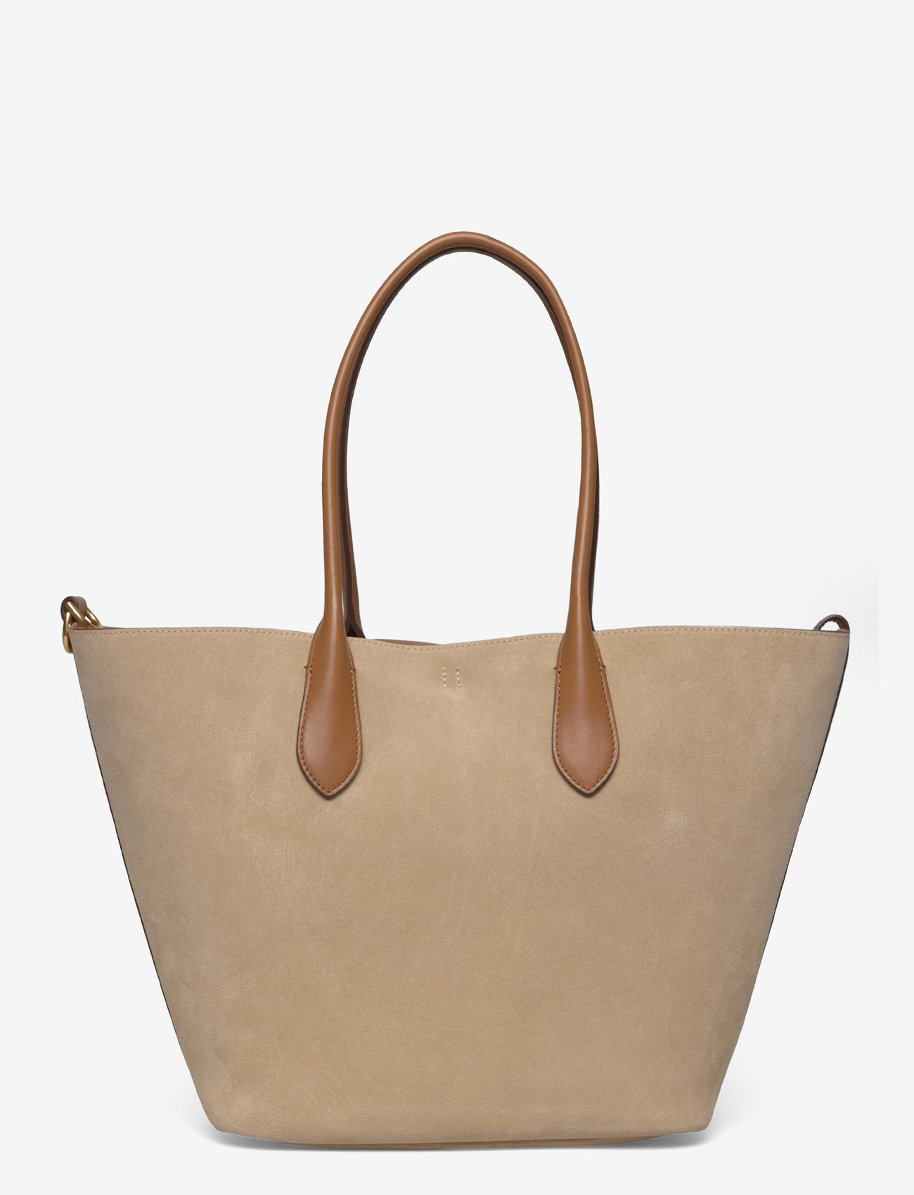 Polo Ralph Lauren - Calfskin Suede Medium Bellport Tote - cashew /tan - 1
