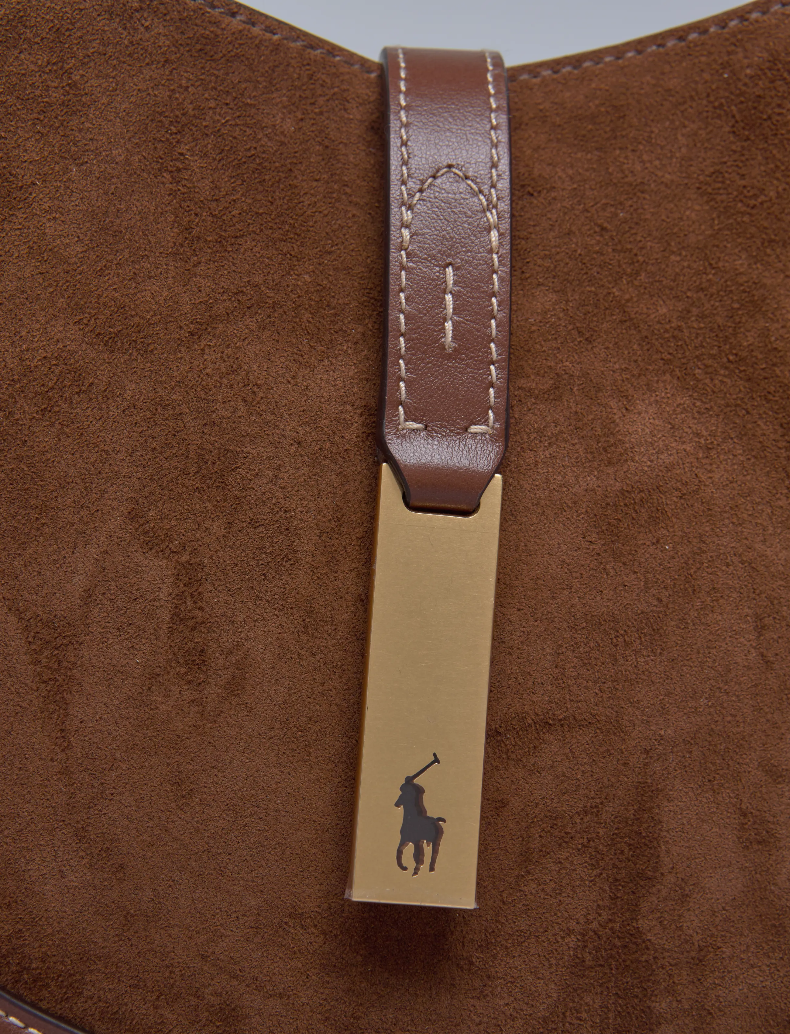 Polo Ralph Lauren - SUEDE/LEATHER-P ID SMSH SB-SBA-SMA - cinnamon/cuoio - 3