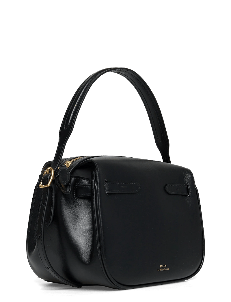 Polo Ralph Lauren - Polo ID Leather Mini Satchel - henkeltaschen - black - 2