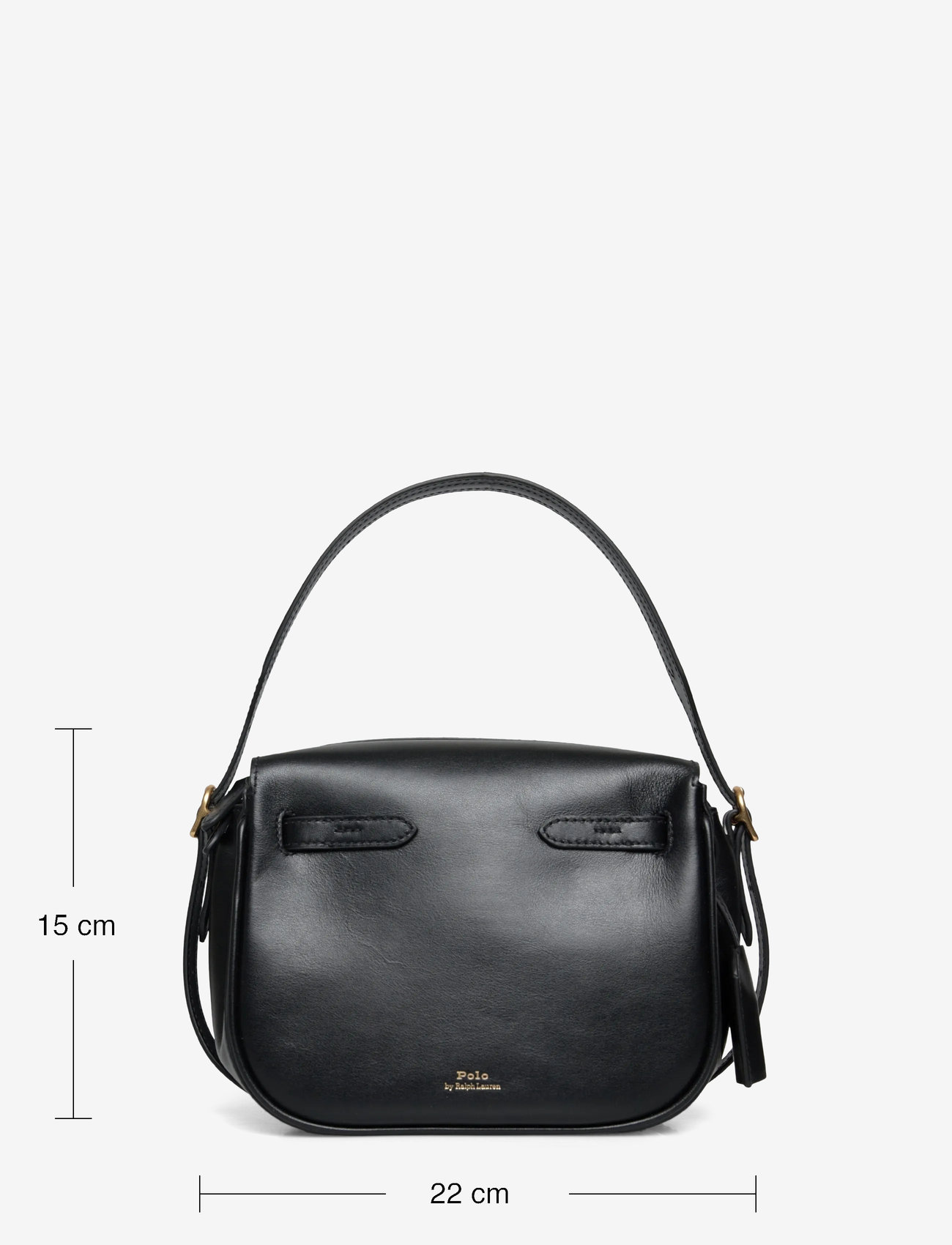 Polo Ralph Lauren - Polo ID Leather Mini Satchel - henkeltaschen - black - 3