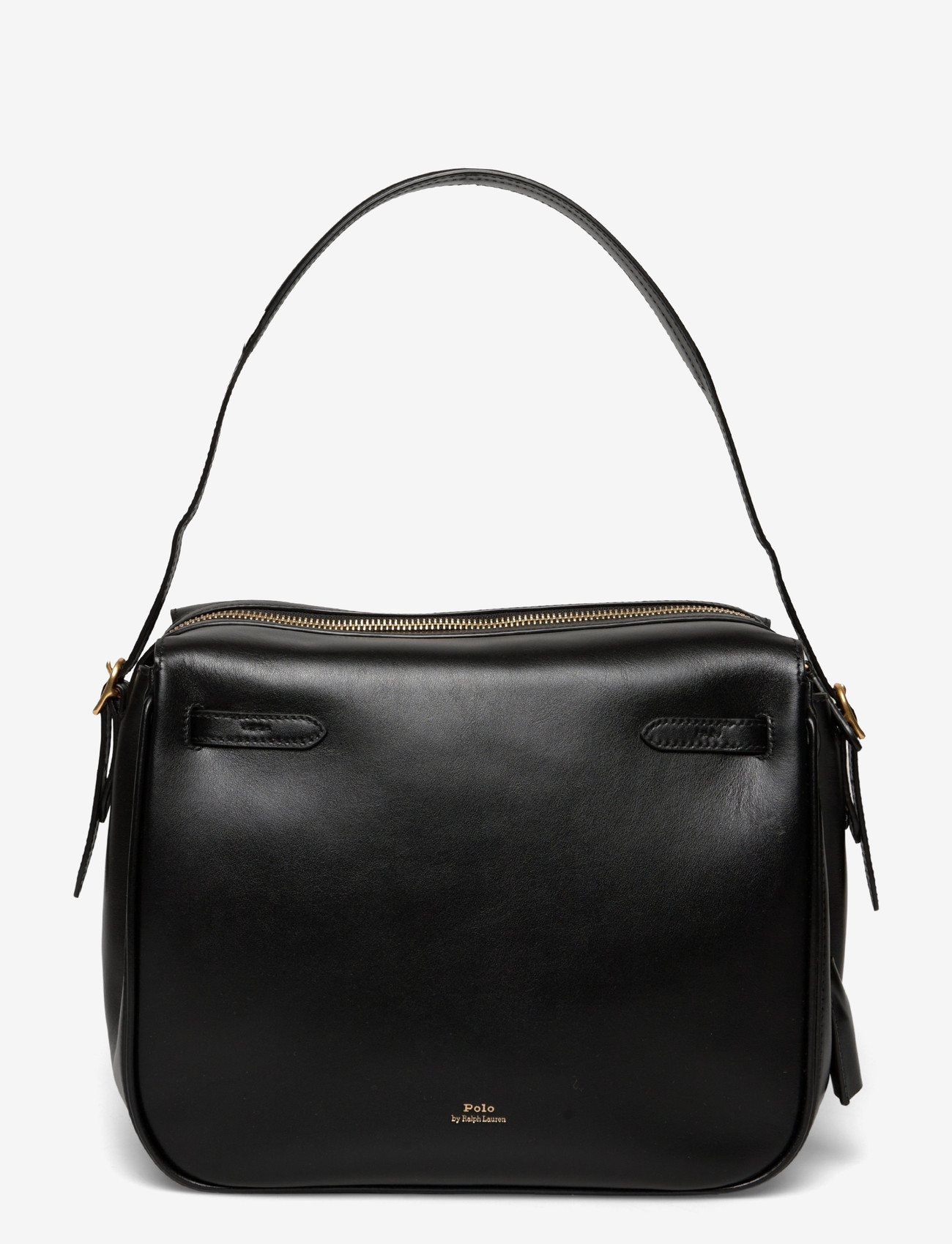 Polo Ralph Lauren - Polo ID Leather Satchel - speciella tillfällen - black - 0