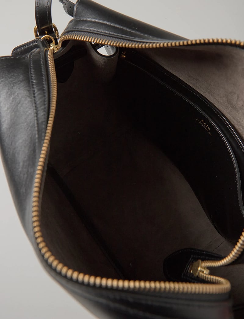 Polo Ralph Lauren - SPORT CALF-P ID STH-STL-LRG - henkeltaschen - black - 5