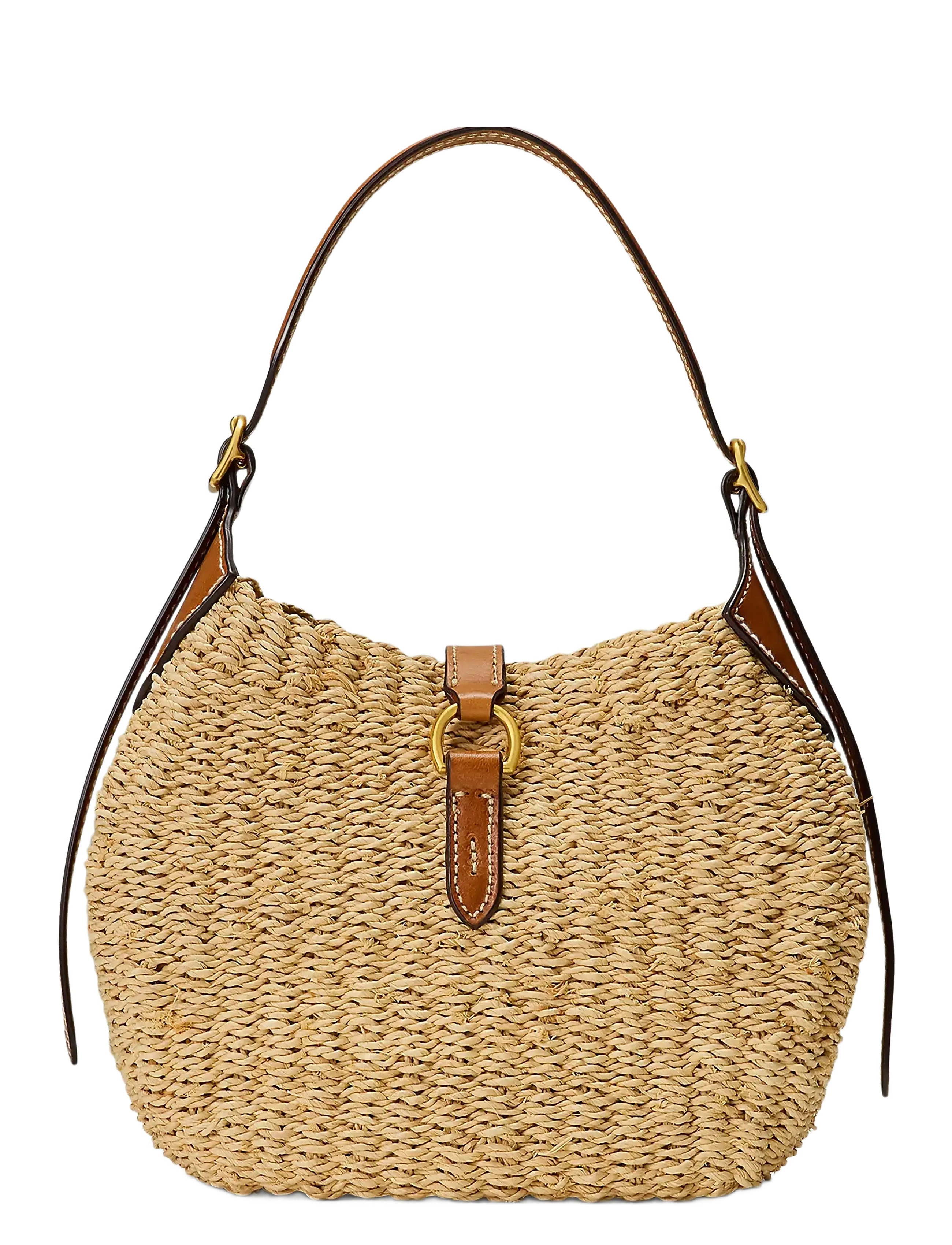 Polo Ralph Lauren - TWISTED RAFFIA-P ID SM SH S-SBA-SMA - natural/cuoio - 3
