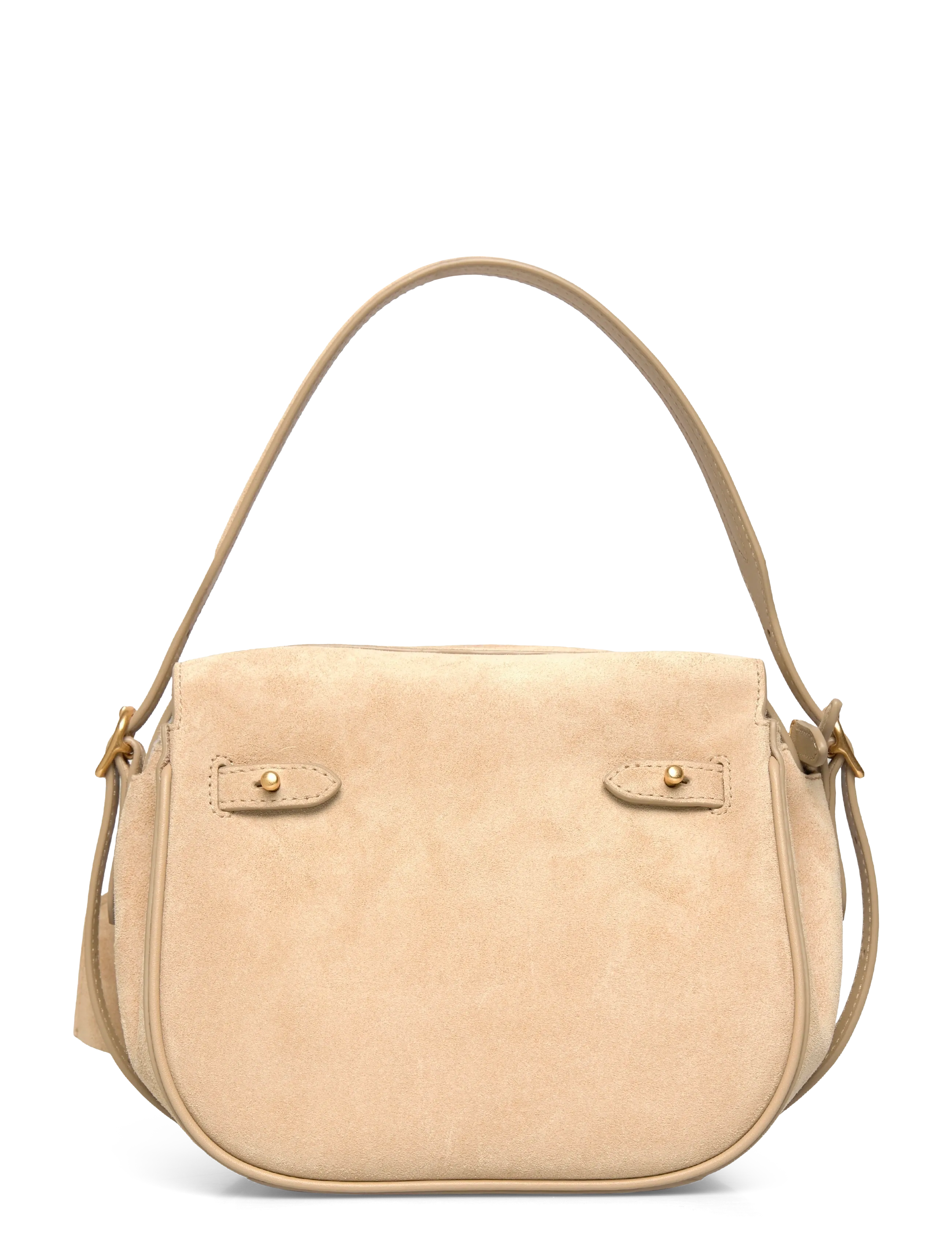Polo Ralph Lauren - SUEDE/LEATHER-P ID SM STH-STL-SMA - top handle tasker - cashew - 1