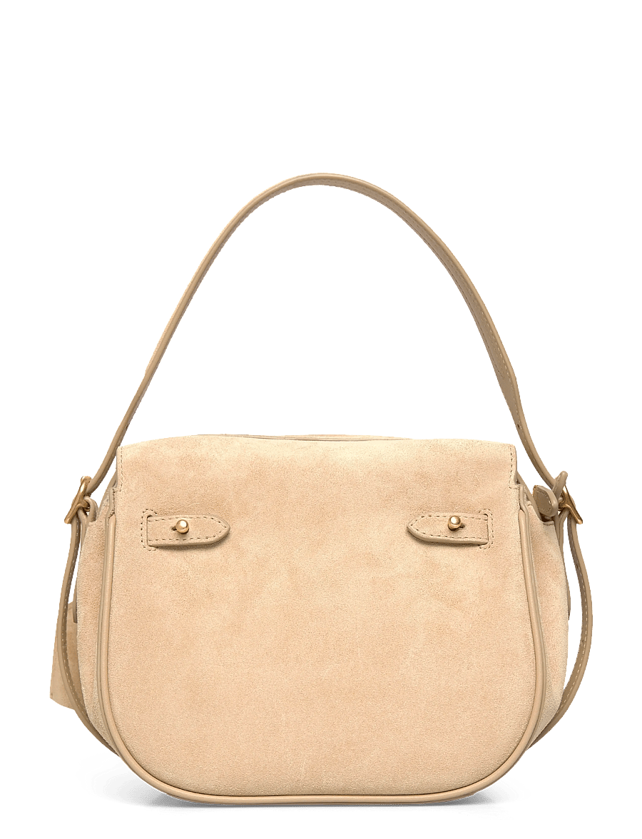 Polo Ralph Lauren - SUEDE/LEATHER-P ID SM STH-STL-SMA - top handle tasker - cashew - 1