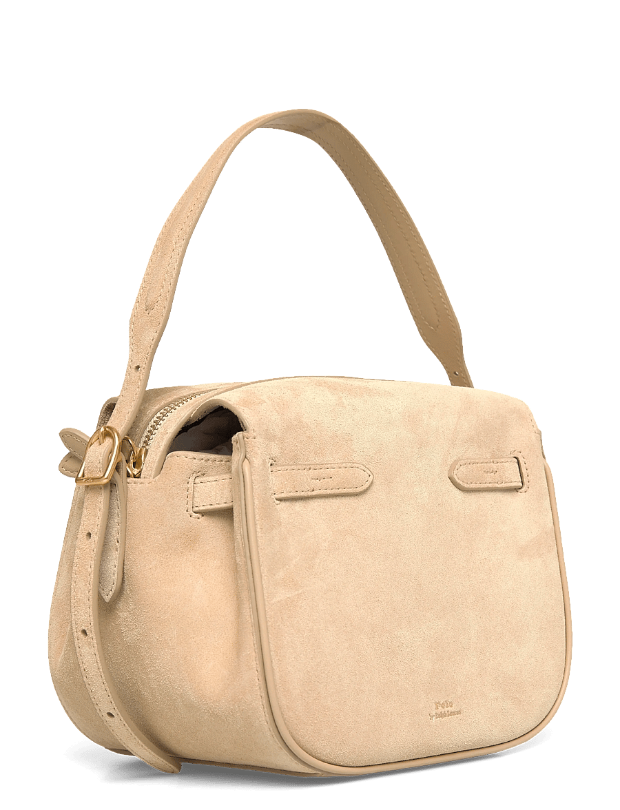 Polo Ralph Lauren - SUEDE/LEATHER-P ID SM STH-STL-SMA - top handle tasker - cashew - 2