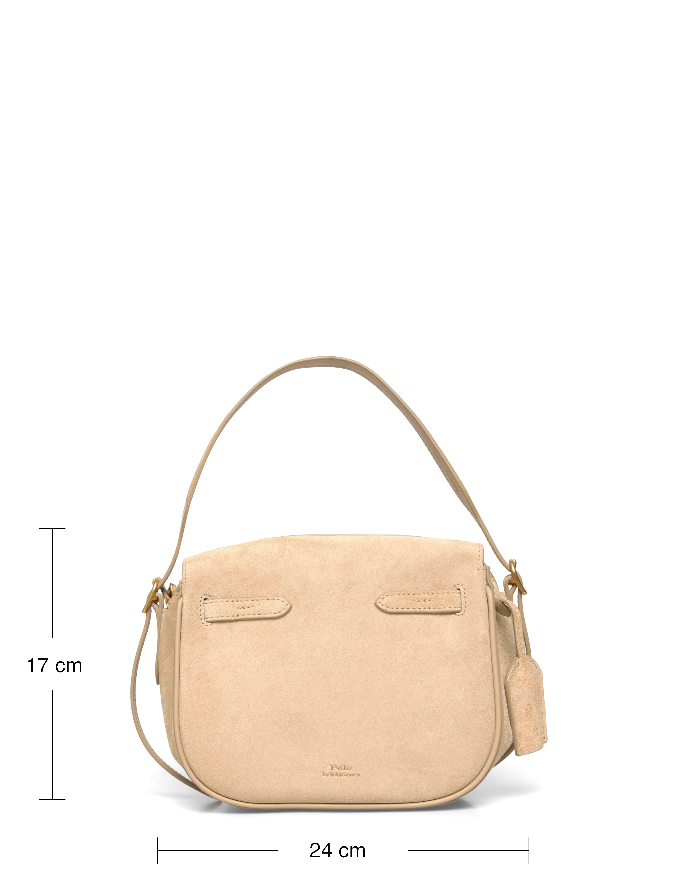 Polo Ralph Lauren - SUEDE/LEATHER-P ID SM STH-STL-SMA - henkeltaschen - cashew - 3