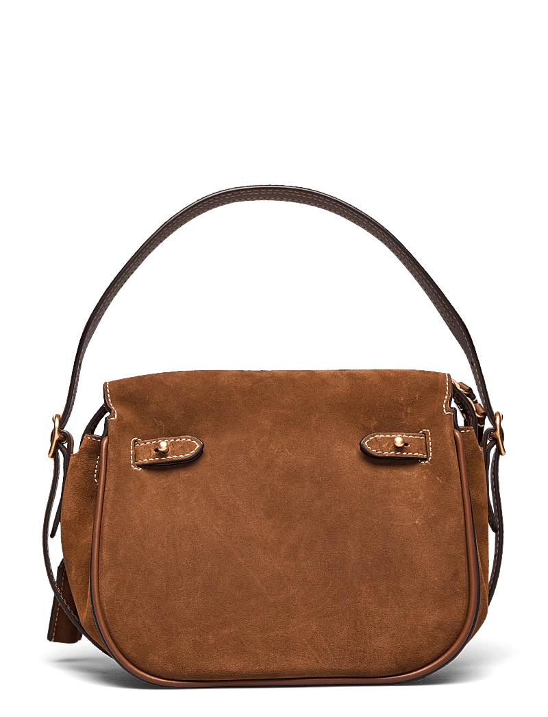 Polo Ralph Lauren - Polo ID Suede Mini Satchel - top handle tasker - cinnamon/cuoio - 1