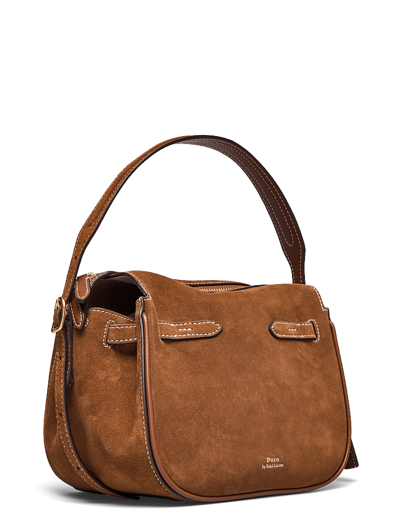 Polo Ralph Lauren - Polo ID Suede Mini Satchel - top handle tasker - cinnamon/cuoio - 2