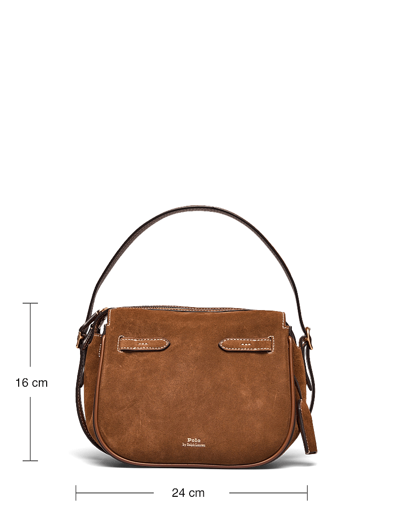 Polo Ralph Lauren - Polo ID Suede Mini Satchel - erilised sündmused - cinnamon/cuoio - 5