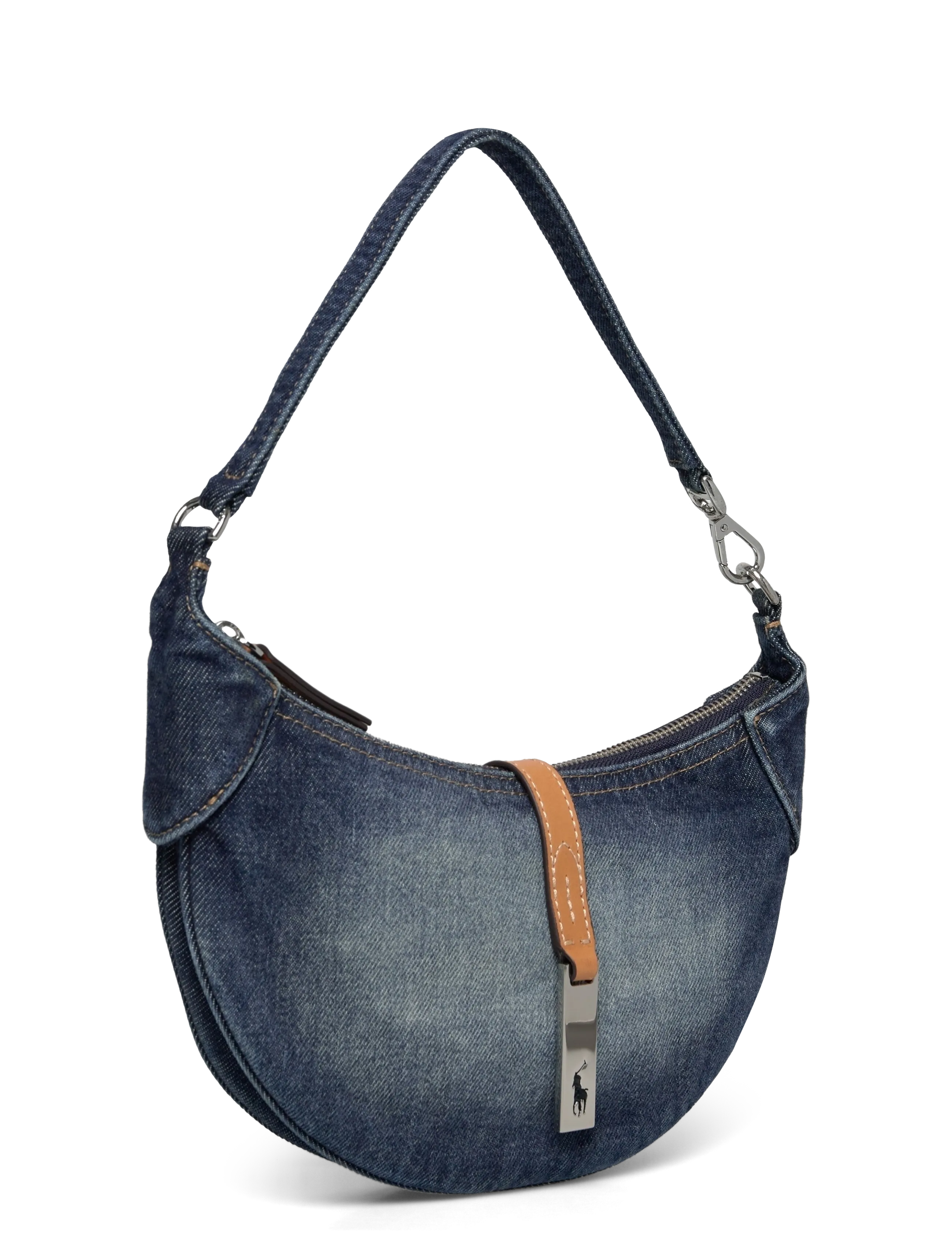 Polo Ralph Lauren - DENIM/LEATHER-P ID MN SHDR-SBA-SMA - medium wash - 2