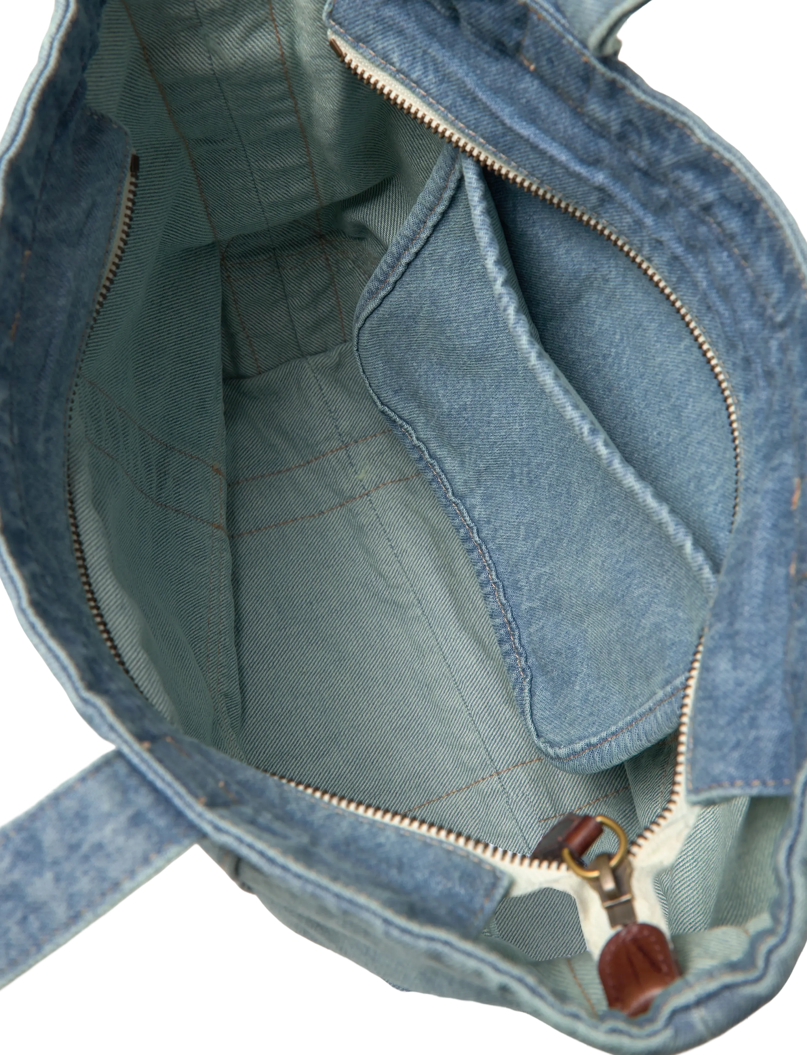 Polo Ralph Lauren - DNM TRVLR BEAR-SM PP TOTE-TTE-SMA - washed denim - 5