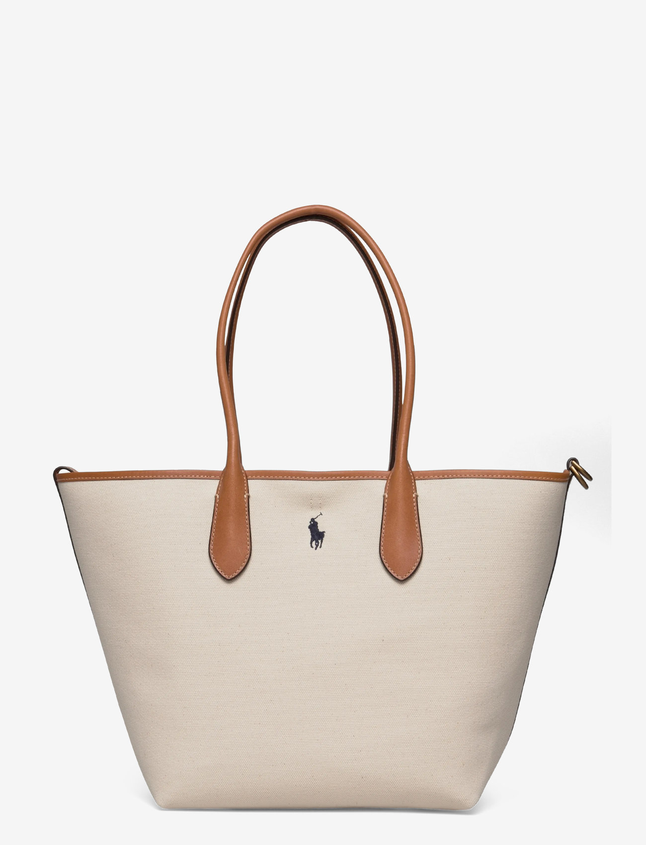 Polo Ralph Lauren - Bellport Canvas Medium Tote - tote bags - natural/navy - 0