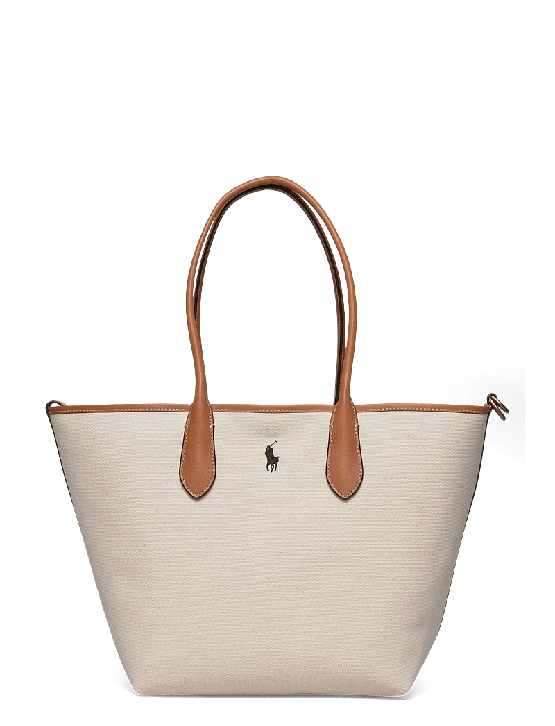 Polo Ralph Lauren - Bellport Canvas Medium Tote - tote bags - natural/navy - 0