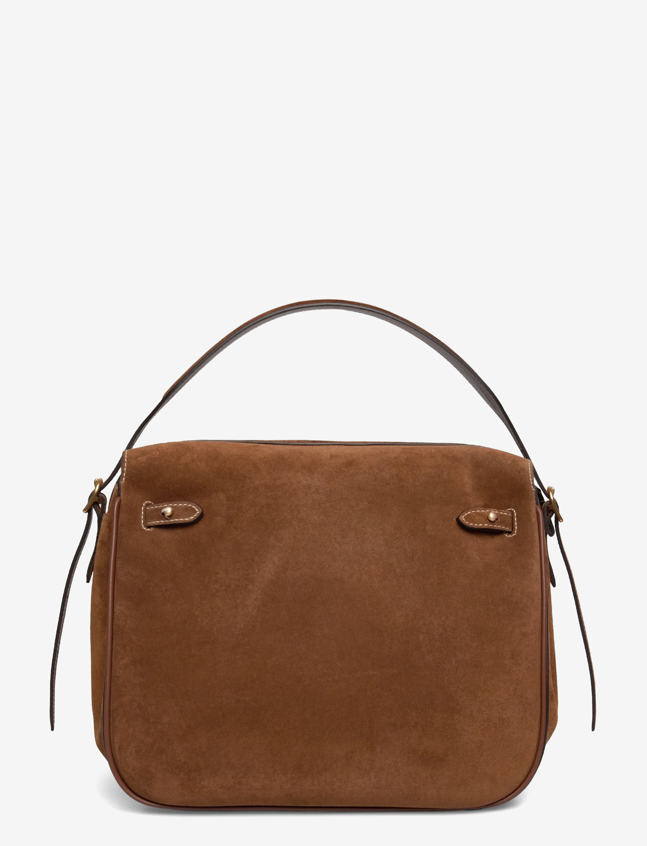 Polo Ralph Lauren - Polo ID Suede Satchel - speciella tillfällen - cinnamon/cuoio - 1