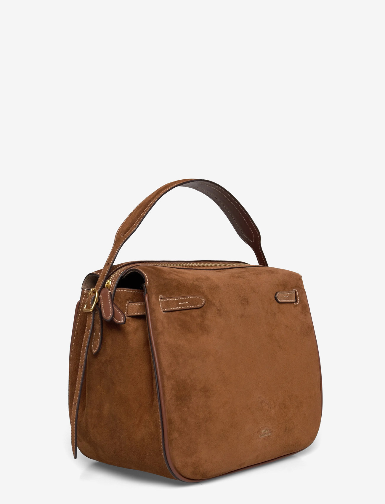 Polo Ralph Lauren - Polo ID Suede Satchel - speciella tillfällen - cinnamon/cuoio - 2