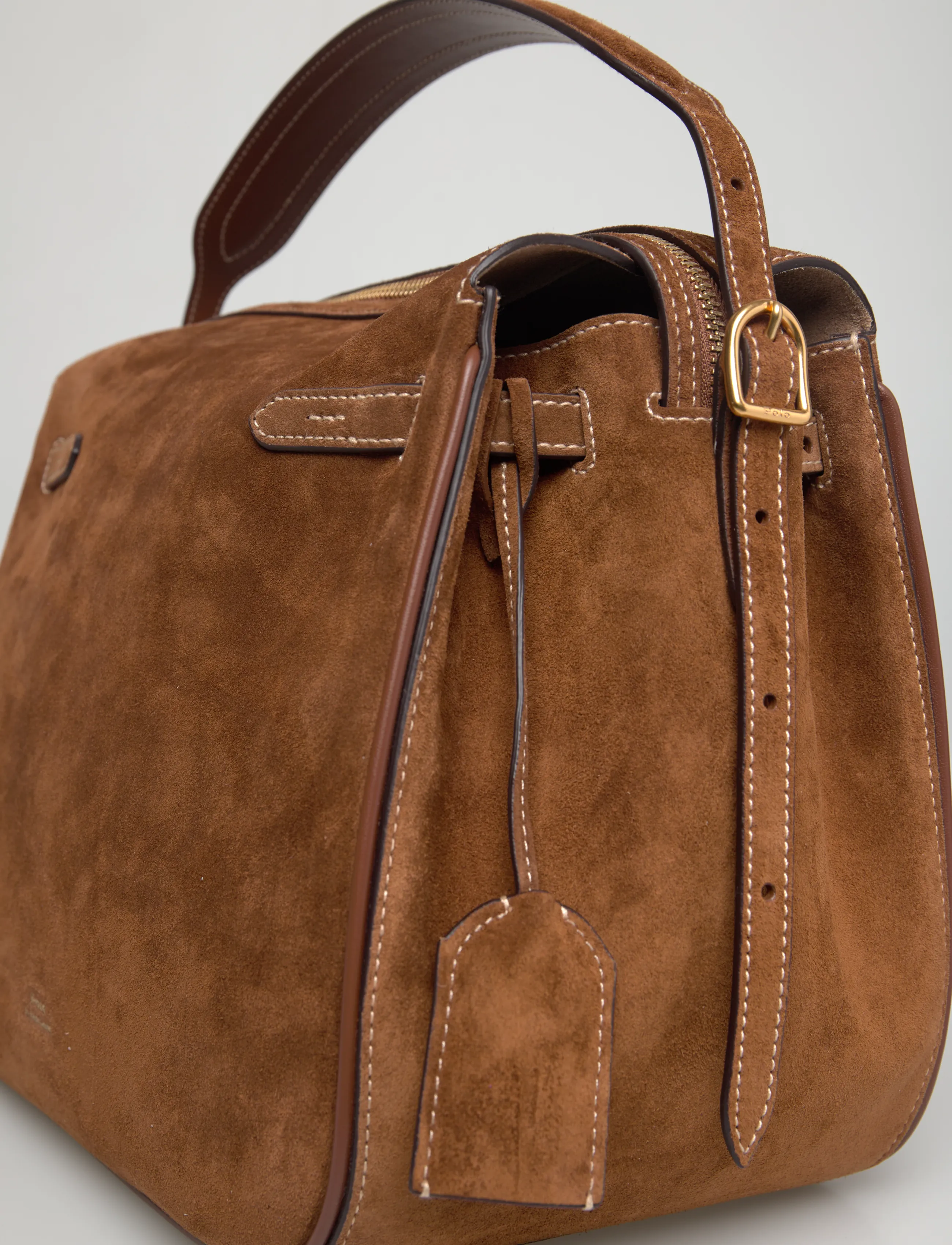 Polo Ralph Lauren - SUEDE/LEATHER-P ID STH-STL-LRG - cinnamon/cuoio - 4