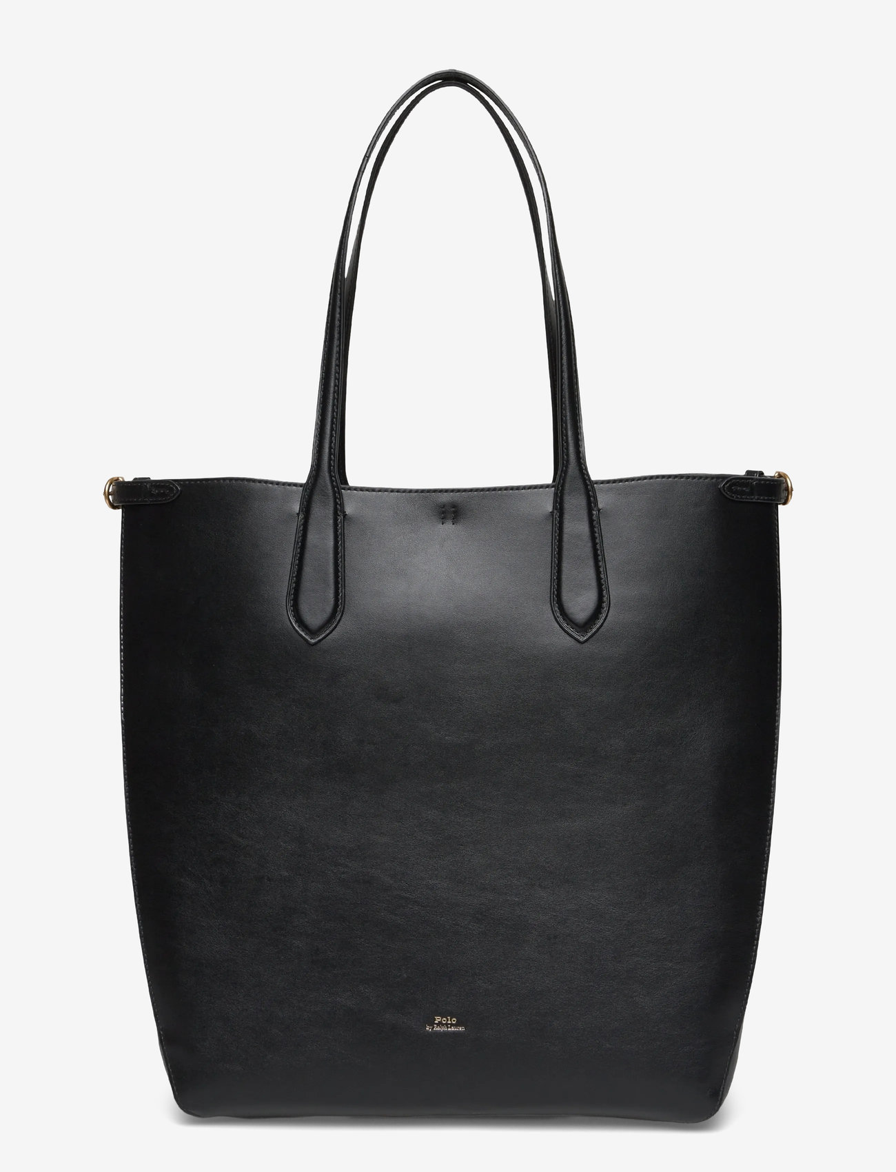 Polo Ralph Lauren - Bellport Leather North-South Tote - tote bags - black - 0