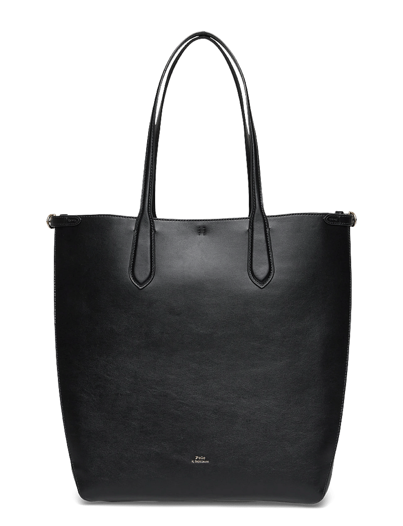 Polo Ralph Lauren - Bellport Leather North-South Tote - tote bags - black - 0