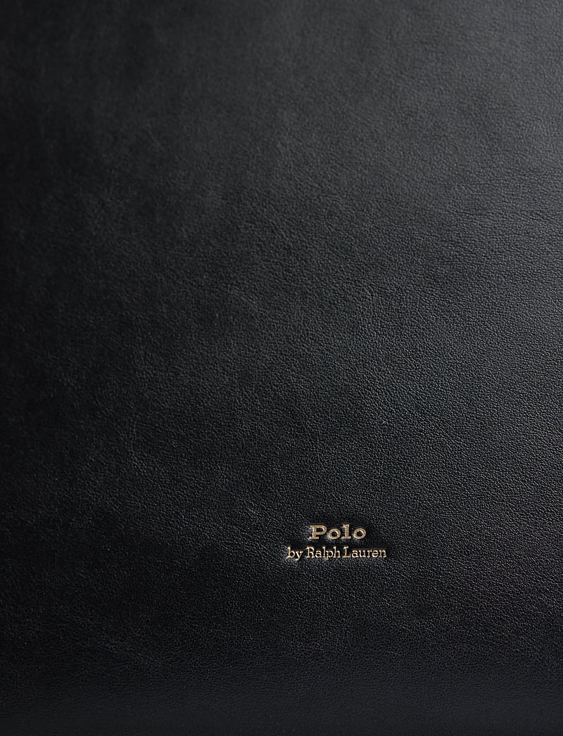 Polo Ralph Lauren - Bellport Leather North-South Tote - tote bags - black - 4
