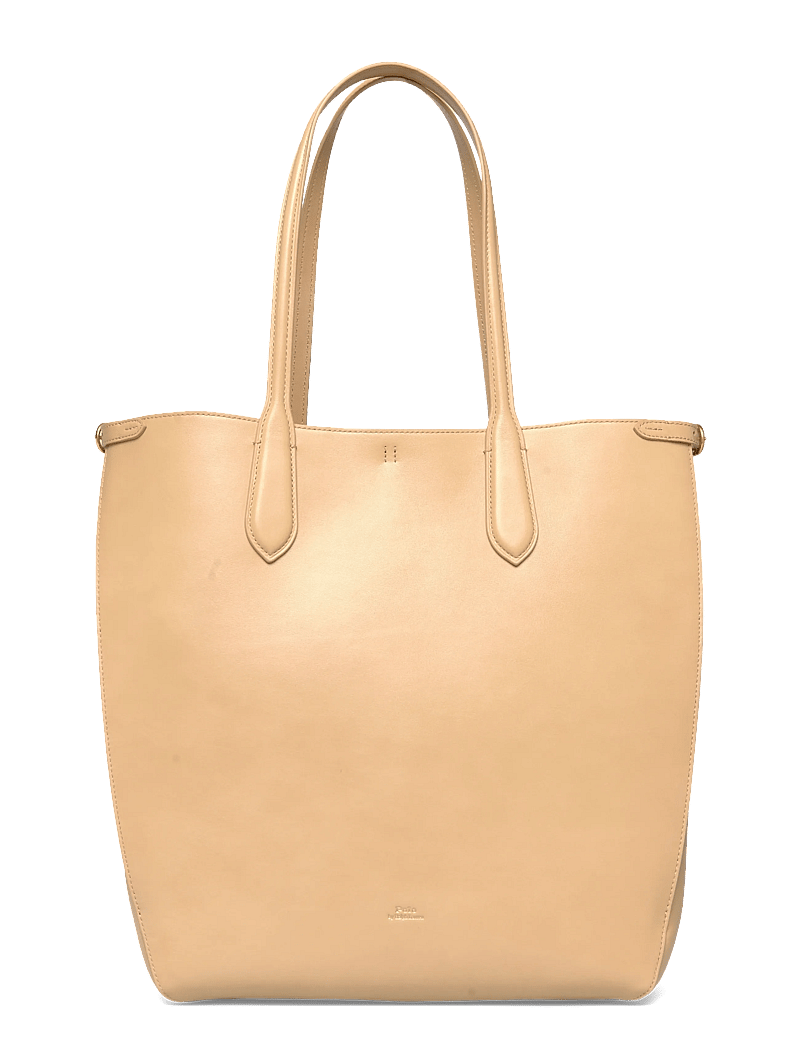 Polo Ralph Lauren - Bellport Leather North-South Tote - tote-stiilis kotid - cashmere - 0