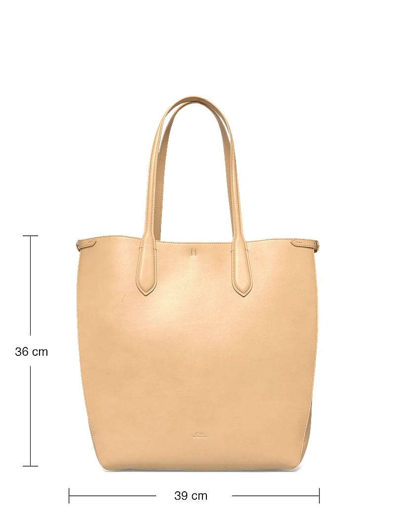Polo Ralph Lauren - Bellport Leather North-South Tote - tote-stiilis kotid - cashmere - 3