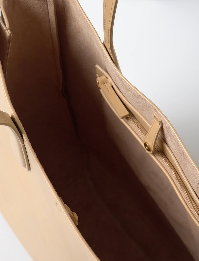 Polo Ralph Lauren - Bellport Leather North-South Tote - tote-stiilis kotid - cashmere - 5