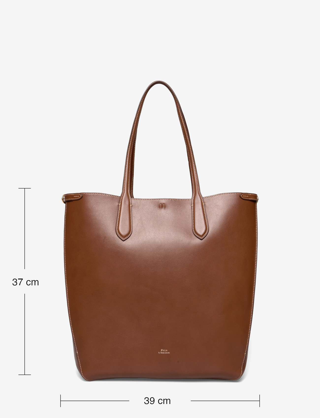 Polo Ralph Lauren - Bellport Leather North-South Tote - tote bags - cuoio - 3