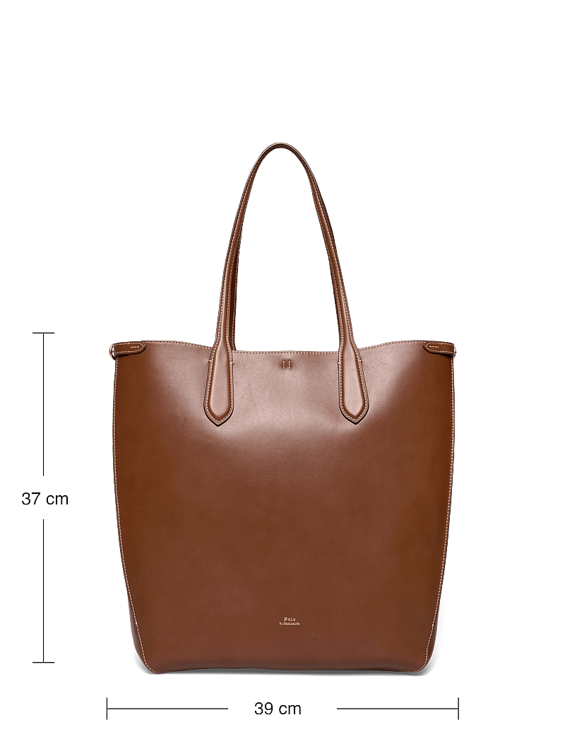 Polo Ralph Lauren - Bellport Leather North-South Tote - tote bags - cuoio - 3