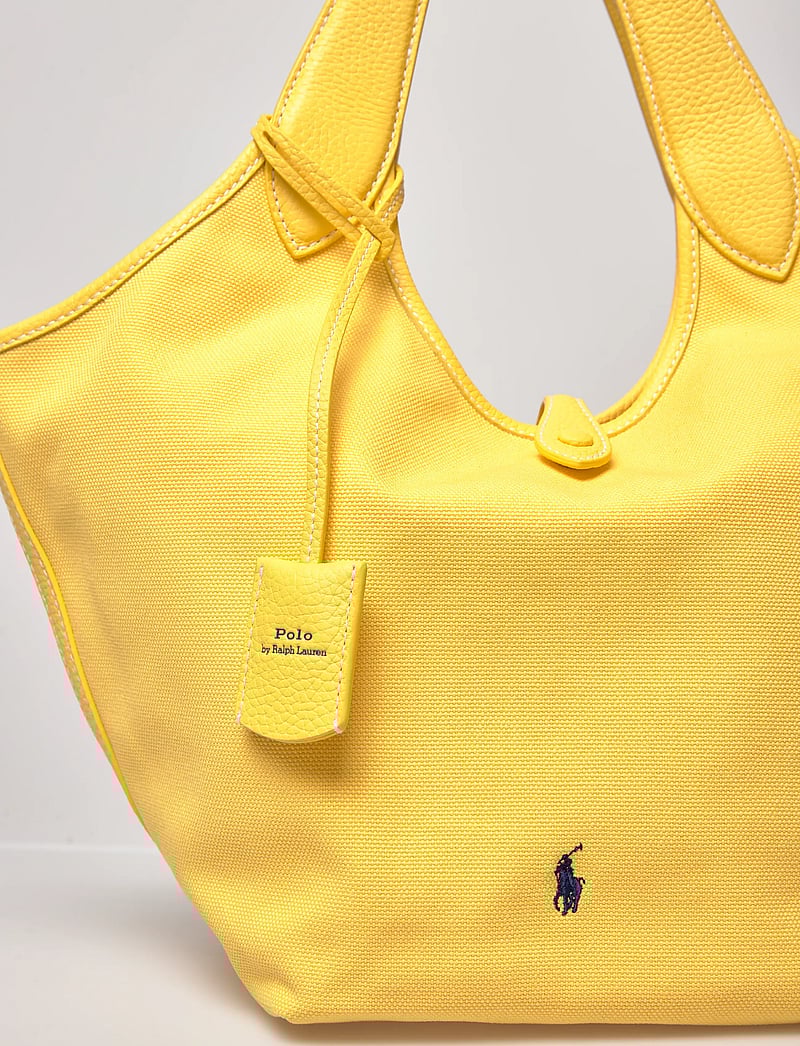 Polo Ralph Lauren - Polo Play Canvas Tote - tote bags - collegiate yellow - 4