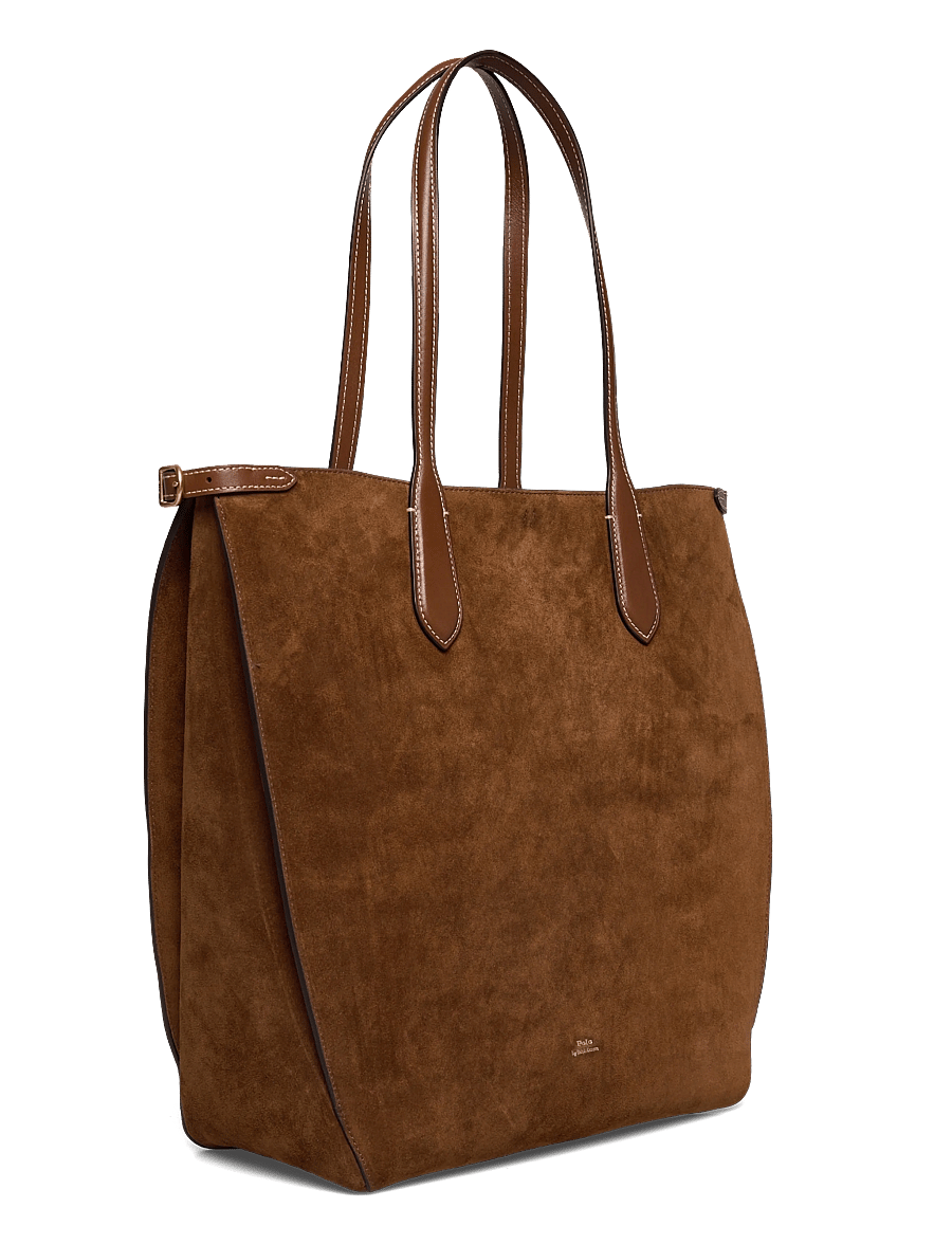 Polo Ralph Lauren - Bellport Suede North-South Tote - cinnamon/cuoio - 2