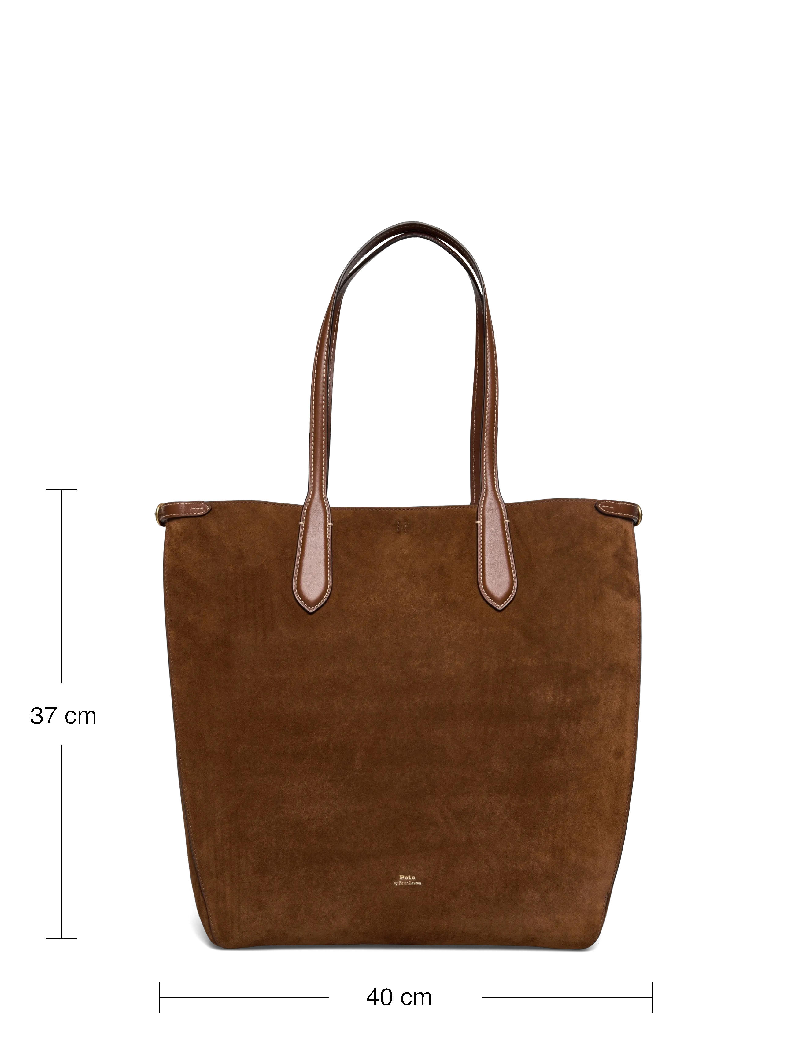 Polo Ralph Lauren - Bellport Suede North-South Tote - cinnamon/cuoio - 3