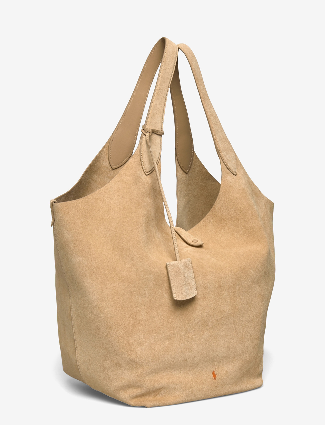 Polo Ralph Lauren - Polo Play Suede Large Tote - shoppers - cashew - 2
