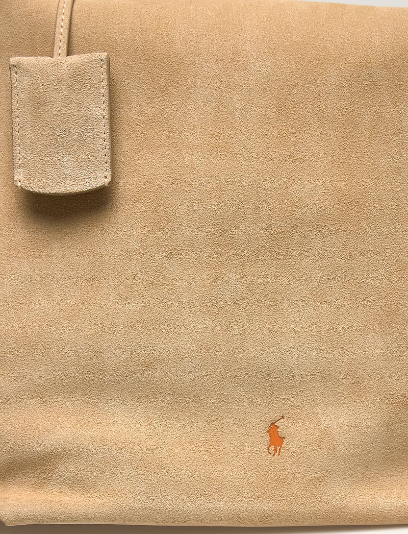 Polo Ralph Lauren - Polo Play Suede Large Tote - shoppers - cashew - 4