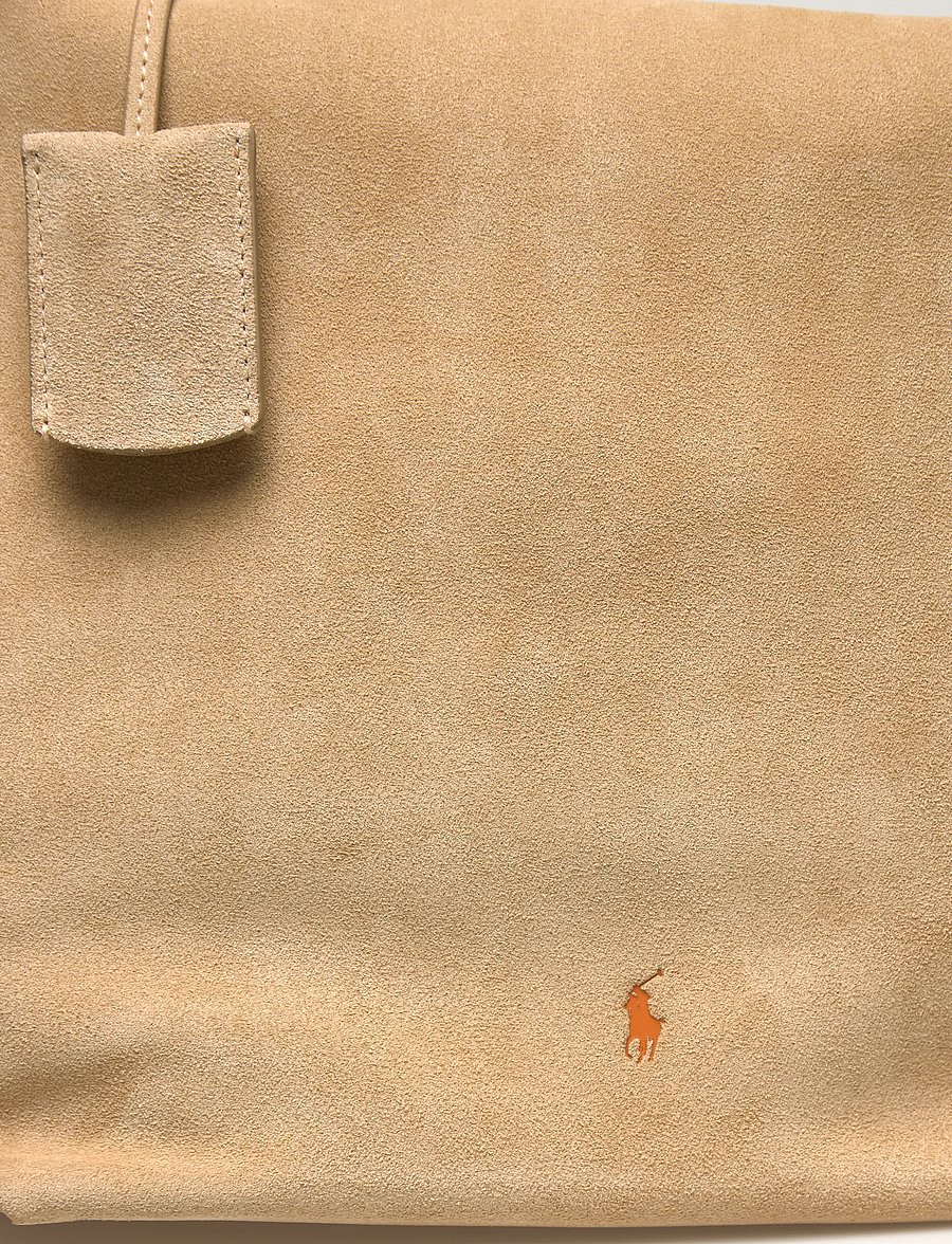 Polo Ralph Lauren - SUEDE-PLY LG TTE-TTE-LRG - cabas - cashew - 4