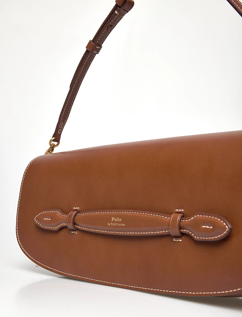 Polo Ralph Lauren - Bellport Leather Long-Flap Clutch - besondere anlässe - cuoio - 4