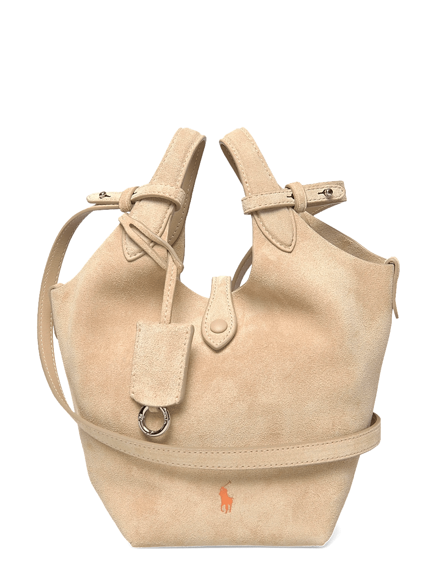 Polo Ralph Lauren - Polo Play Suede Small Tote & Crossbody - cashew - 0
